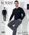 Boyraz 0405 Erkek Uzun Kol Pijama Takımı