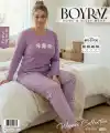 Boyraz BPS-01730  Kadın Battal  Uzun Kollu Pijama Takımı