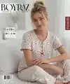 Boyraz PT-01871 Kadın Pointella Kısa Kol Pijama Takımı