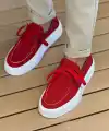 CH2602 - Triko Erkek Ayakkabı KIRMIZI