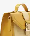 Clement Hardal Sarısı Kadın El Çantası