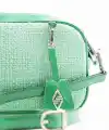 Cube Özel Seri Yesil Ekose Detay Kadın Omuz Çantası