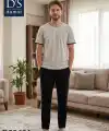 Ds Damat 2601 Erkek Spring Kısa Kol Pijama Takımı