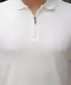 Erkek Fermuarlı Yaka Kısa Kollu Tişört