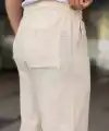 Erkek İthal Yıkamalı Keten Pantolon