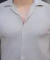 Erkek Kısa Kollu örme Kumaş Pamuklu Gömlek