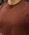 Erkek Kolları Dar Kesim Rahat Kalıp Basic Tişört