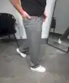 Erkek Pileli Kumaş Baggy Pantolon