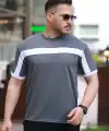Erkek şerit Detaylı Kısa Kollu T-shirt