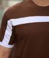 Erkek şerit Detaylı Kısa Kollu T-shirt
