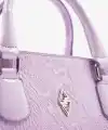 Favor Rugan Baskılı Lila Kadın El Çantası
