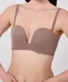 Freshness MSF05 Destekli V Dekolte Lazer Kesim Sütyen