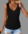 Kadın Askı Derin V Yakalı Viskon Bluz