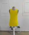 Kadın Askılı Geniş V Yakalı Viskon Bluz