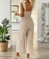 Kadın Askılı Gipe Detaylı Cepli Uzun Tulum