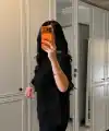 Kadın Kısa Kollu Bisiklet Yakalı Dantel Detaylı Viskon Iki Iplik Bluz