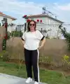 Kadın Kısa Kollu Modal Dokulu Kumaş Yanı şeritli Takım