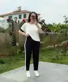 Kadın Kısa Kollu Modal Dokulu Kumaş Yanı şeritli Takım