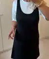 Kadın Kısa Kollu Ve Kalın Askılı Ikili Modal Elbise