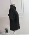 Kadın Kısa Kollu Yakalı önü Düğmeli Müslim Gömlek