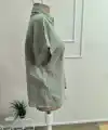 Kadın Kısa Kollu Yakalı önü Düğmeli Müslim Gömlek