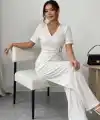 Kadın Toka Detaylı Kruvaze Takım