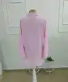 Kadın Truvakar Kollu Yakalı Rahat Gömlek