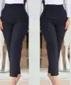 Kadın üste Oturan Paçası Bilek üzerinde Biten Krep Kumaş Kumaş Pantolon 36 (S) - 50 (5XL)