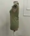 Kadın Yakalı önü Fermuarlı Bürümcük Bluz
