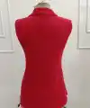 Kadın Yakalı önü Fermuarlı Bürümcük Bluz