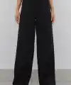 Kadın Yüksek Bel Cepli Ithal Krep Pantolon