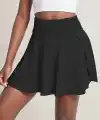 Kadın Yüksek Bel Cepli Sandy Short Etek