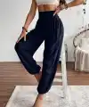 Kadın Yüksel Bel Yoğun Büzgü Detaylı Aerobin Pantolon