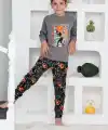 Kapitex 5153 Erkek Çocuk Uzun Kol Pijama Takımı