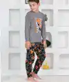 Kapitex 5153 Erkek Çocuk Uzun Kol Pijama Takımı