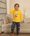 Kapitex 7114 Erkek Çocuk Uzun Kol Pijama Takımı
