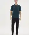 Kocabey KKT-26153 Erkek Midi Yaka Pijama Takımı