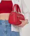 Lorena Kırmızı Çok Gözlü Kadın El Çantası
