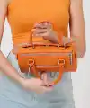 Lorena Turuncu Çok Gözlü Kadın El Çantası