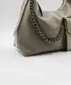 Marta Haki Zincir Detaylı Kadın Omuz Çantası
