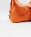 Marta Turuncu Zincir Detaylı Kadın Omuz Çantası