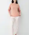 Pierre Cardin 9061-S Kadın Uzun Kol Pijama Takım