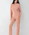 Pierre Cardin 9063-S Kadın Uzun Kol Pijama Takım