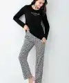Pierre Cardin 9068-S Kadın Uzun Kol Pijama Takım