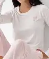 Pierre Cardin 9085-S Kadın Uzun Kol Pijama Takım