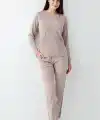 Pierre Cardin 9096-S Kadın Uzun Kol Pijama Takım