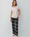 Pierre Cardin PC9165-S Kadın Kısa Kol Pijama Takımı