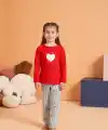 Pjs 28063 Çocuk Sıfır Yaka Pijama Takımı