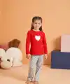 Pjs 28063 Çocuk Sıfır Yaka Pijama Takımı