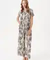 PJS 29049 Kadın Düğmeli Pijama Takım
